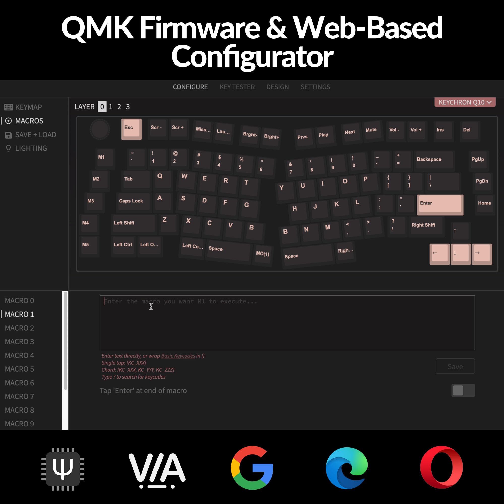 Amazon.com: Keychron Q10 Wired Custom Mechanical Keyboard Knob